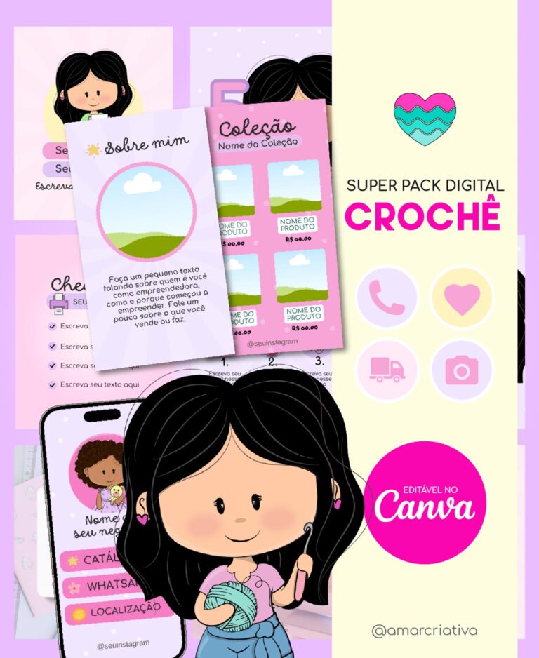 Super Pack Digital Crochê