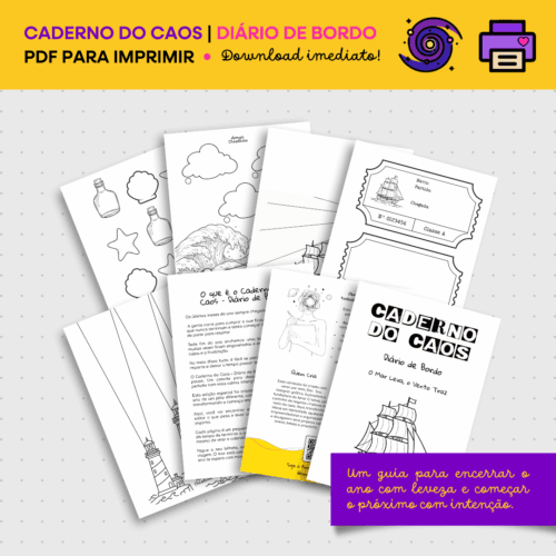 Caderno do Caos | Diário de Bordo - 40 pag.