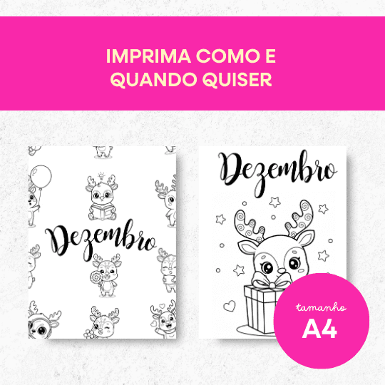 Bullet Journal Rena Dezembro 2025 – Planner Rena para Imprimir (PDF) | Português e Inglês - Image 3