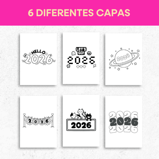 Bullet Journal Mega Pack 2026 – Planner 2026 para Imprimir (PDF) e Digital | Português e Inglês - Image 3