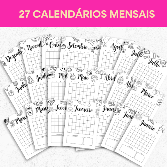 Bullet Journal Mega Pack 2026 – Planner 2026 para Imprimir (PDF) e Digital | Português e Inglês - Image 7